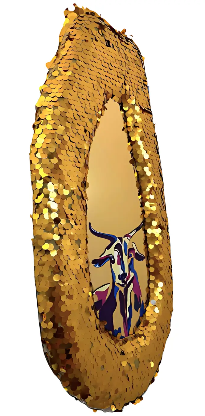 Goat Papaya, ABS 3D Metallic Mirror